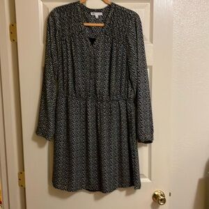 Black and white print dress by DR2